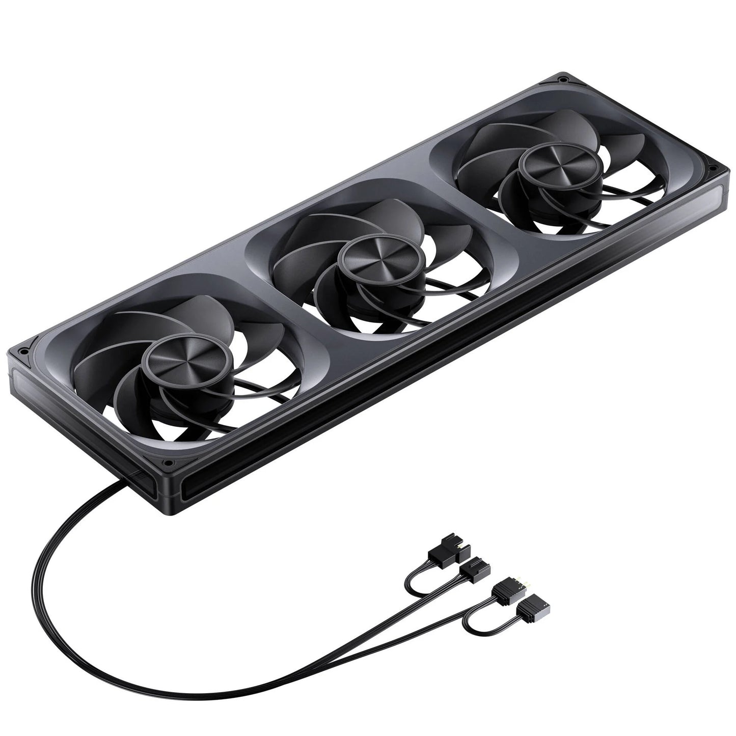 Jonsbo ZA-420BR PWM Fan, Reverse, ARGB – 3× 140 mm, Black