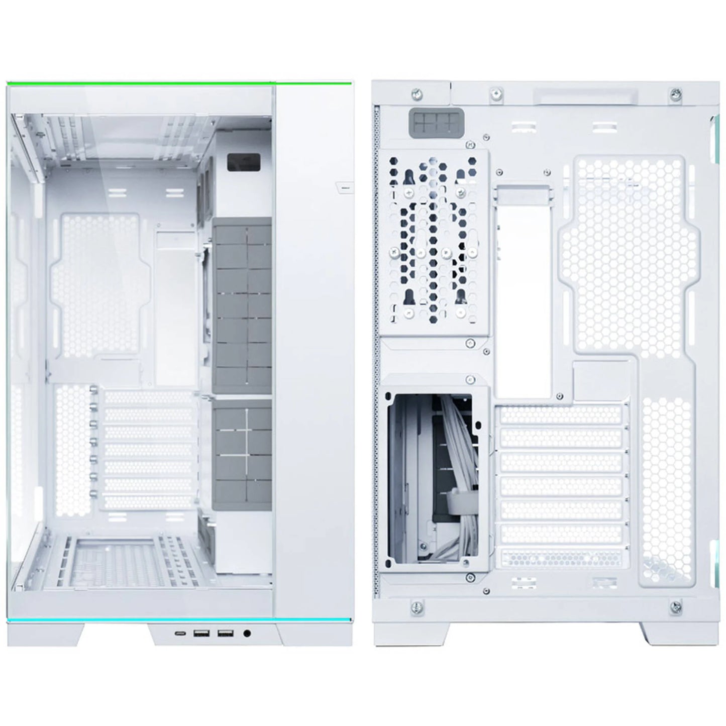 Lian Li O11D EVO RGB, Tempered Glass – white