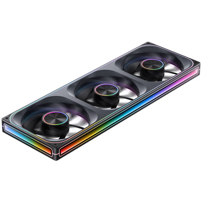 Jonsbo ZA-420BR PWM Fan, Reverse, ARGB – 3× 140 mm, Black