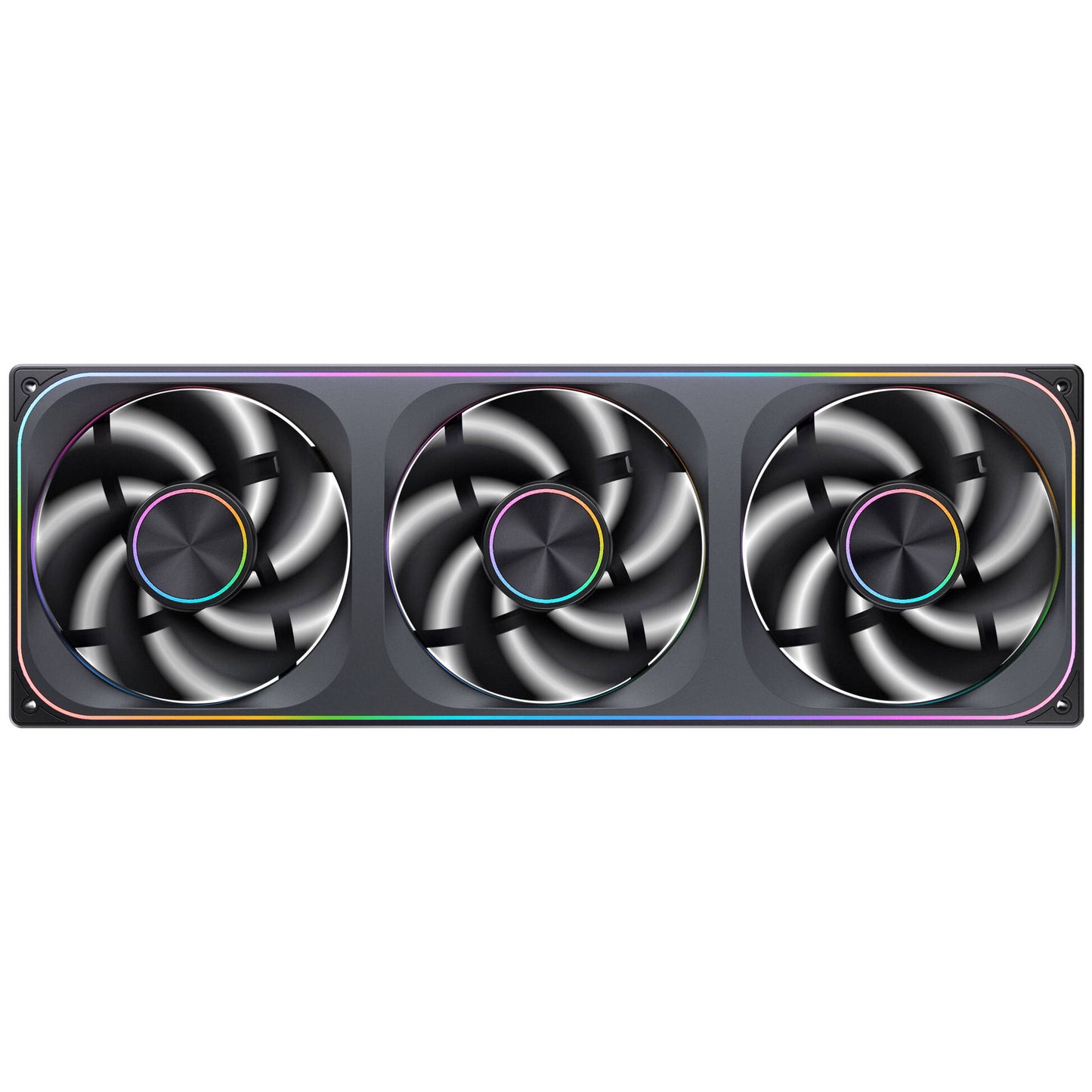 Jonsbo ZA-420BR PWM Fan, Reverse, ARGB – 3× 140 mm, Black