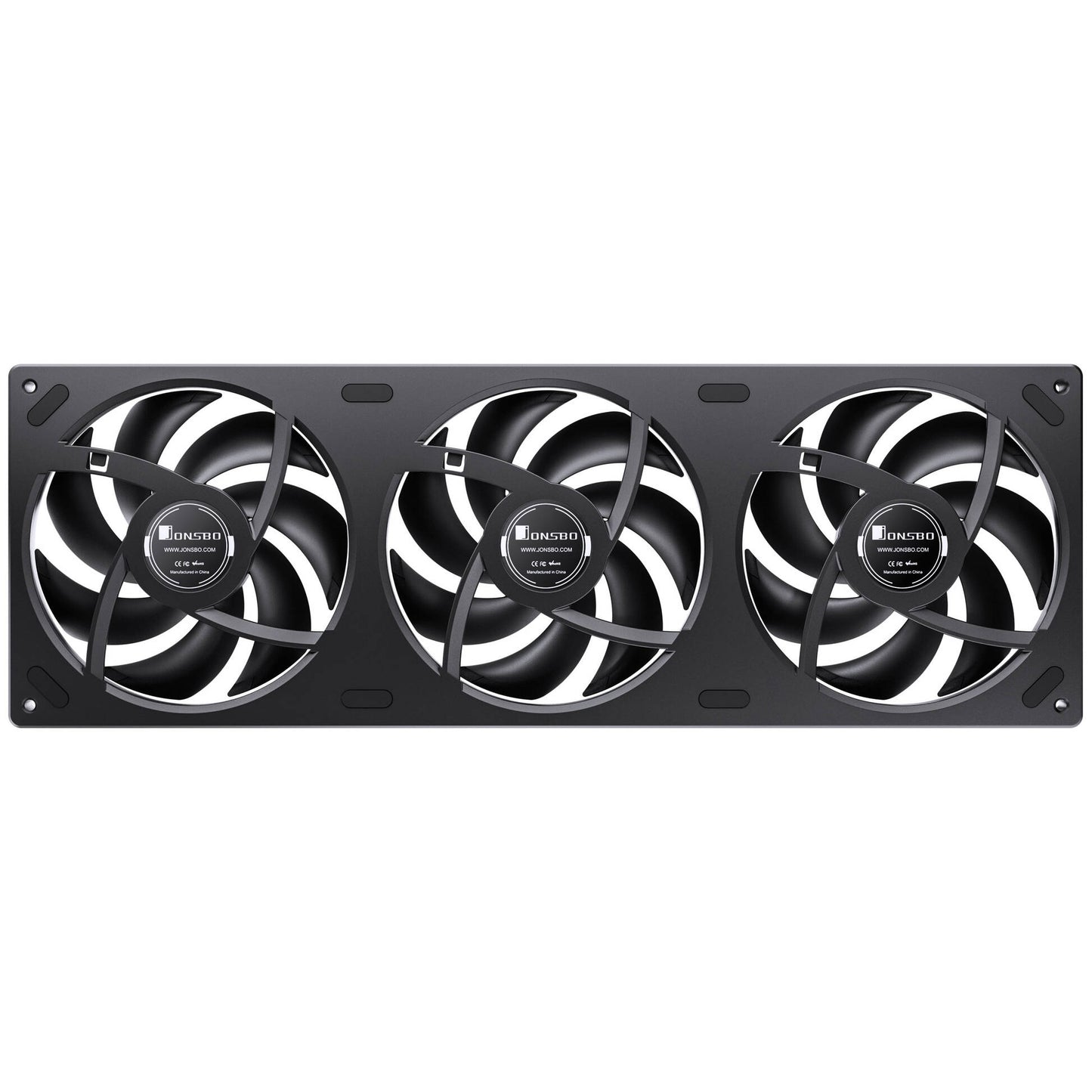 Jonsbo ZA-420BR PWM Fan, Reverse, ARGB – 3× 140 mm, Black