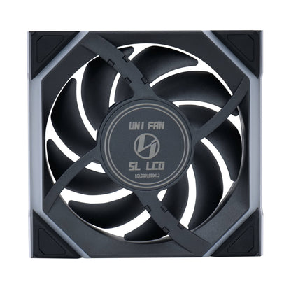 Lian Li UNI FAN SL Wireless LCD fan, ARGB, PWM - Reverse Blade, 120 mm, black