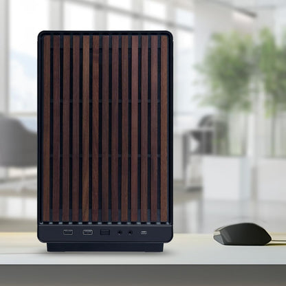 LIAN LI DAN A3 mATX – Black / Wood