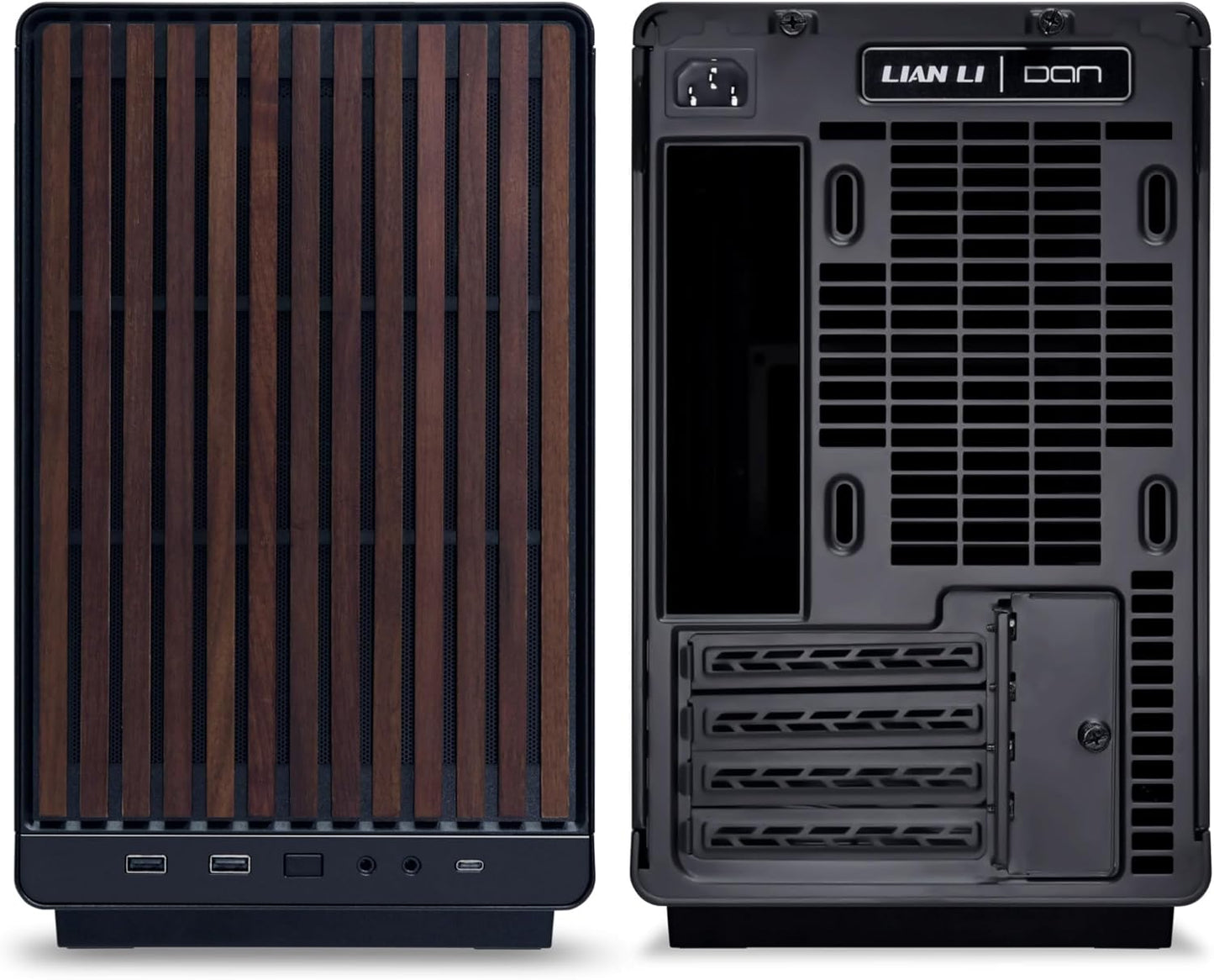 LIAN LI DAN A3 mATX – Black / Wood