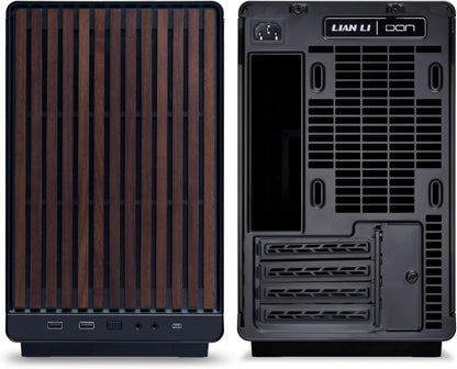 LIAN LI DAN A3 mATX – Black / Wood