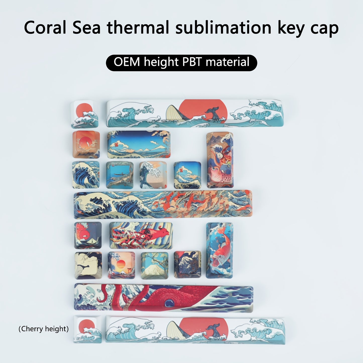 Coral Sea Themed Keycap