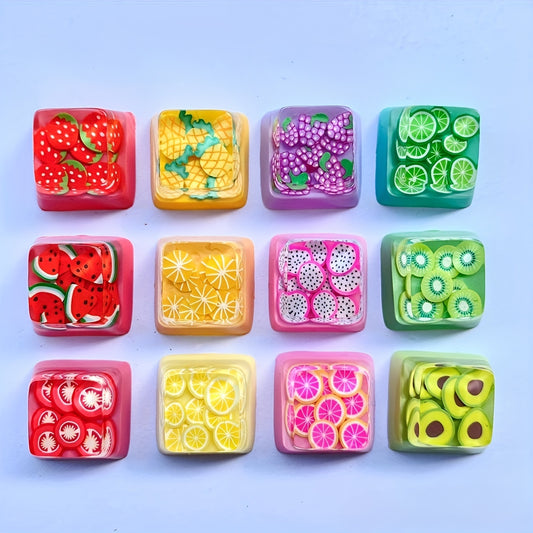 Cute Fruit-Themed Keycaps