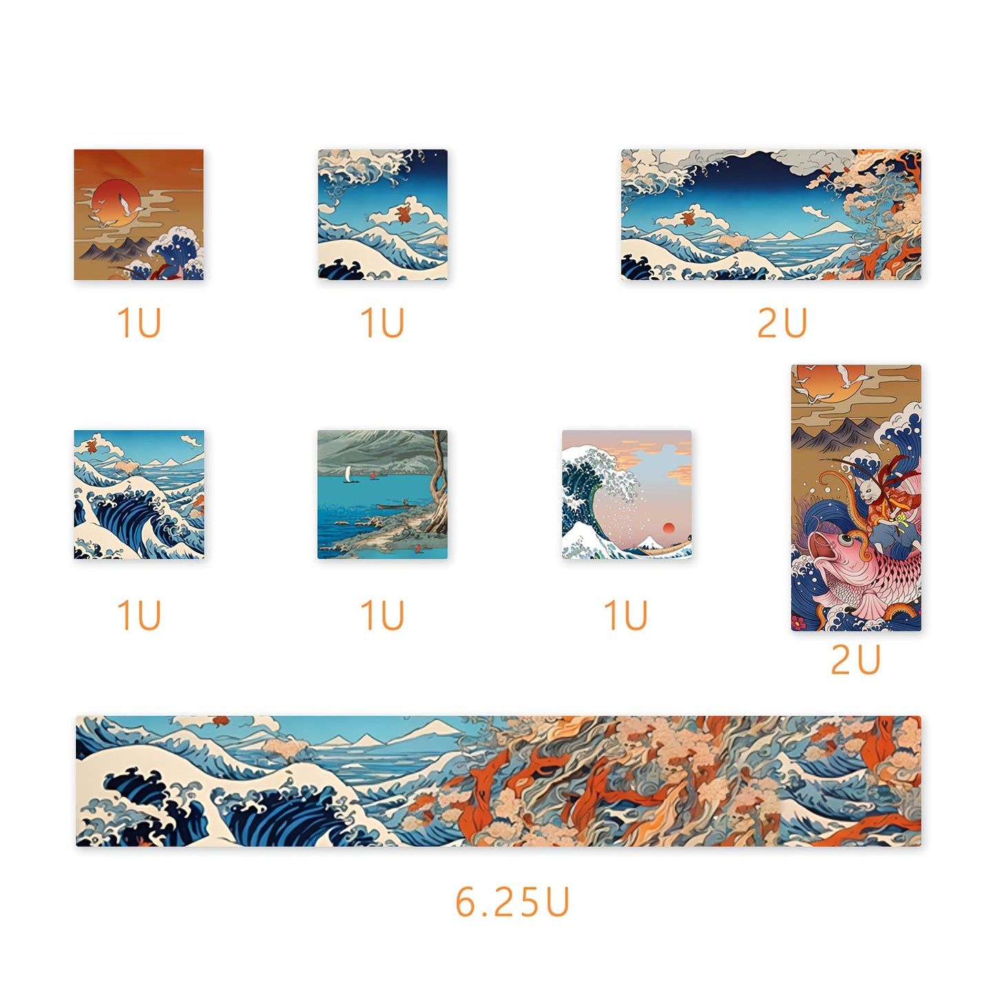 Coral Sea Themed Keycap