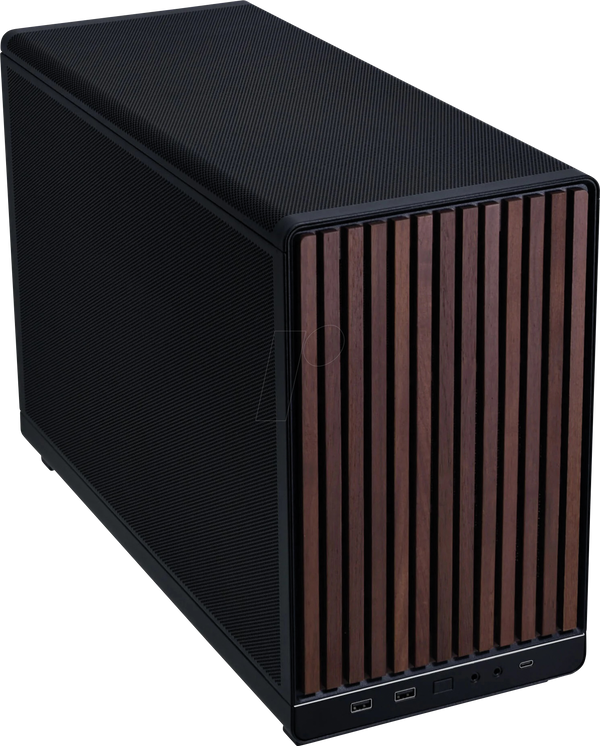 LIAN LI DAN A3 mATX – Black / Wood