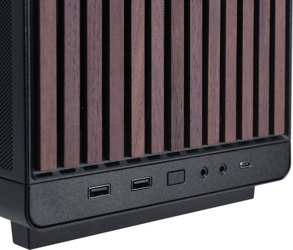 LIAN LI DAN A3 mATX – Black / Wood