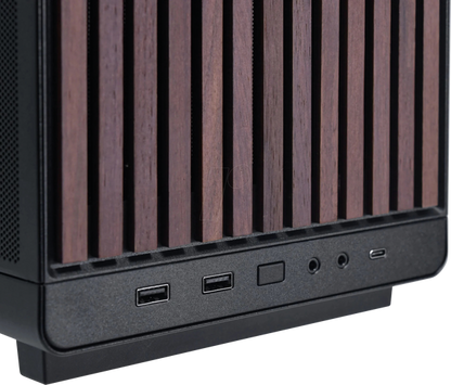 LIAN LI DAN A3 mATX – Black / Wood